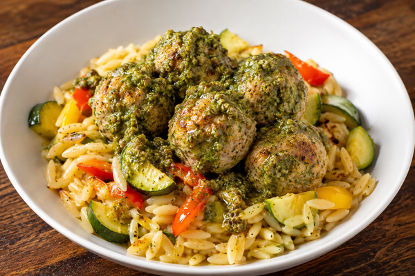 Boulettes de dinde au pesto
