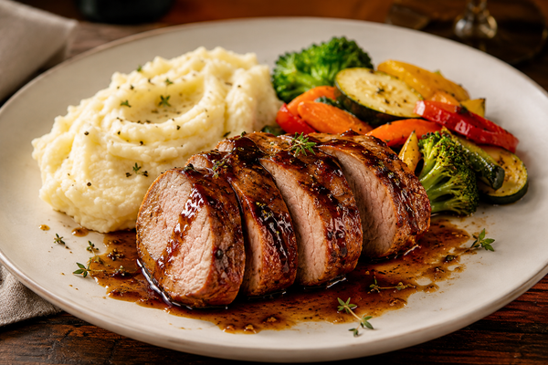 Filet de porc érable et balsamique
