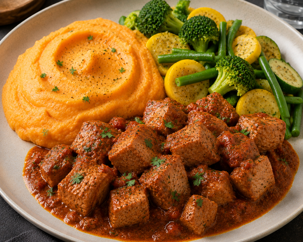 Cubes de porc à l'italienne