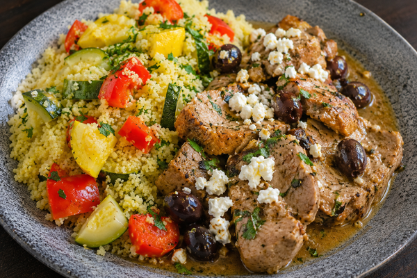 Filet de porc farci feta/olives