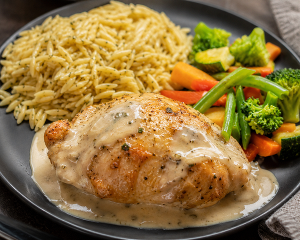 Poulet, sauce cesar