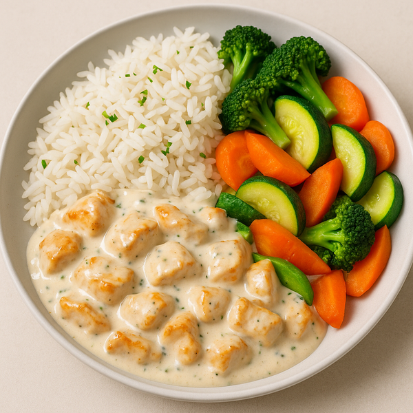 Poulet, sauce ranch