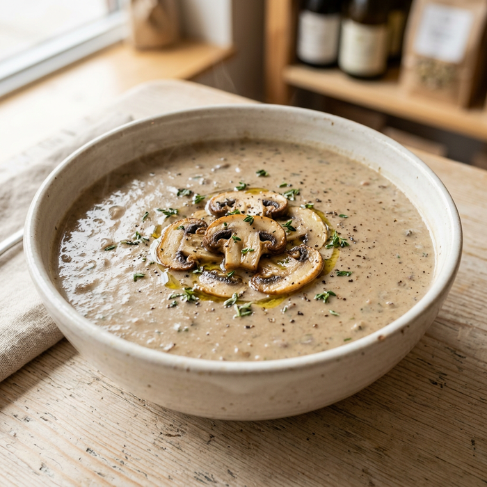 Crème de champignons