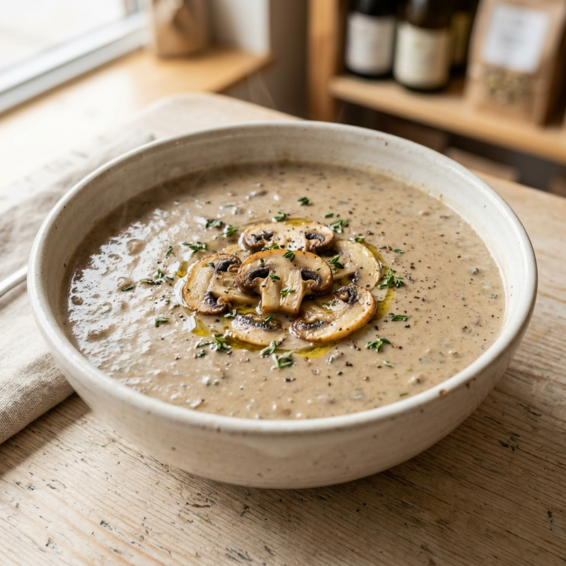 Crème de champignons