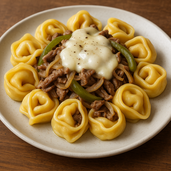 Tortellini philly steak/provolone